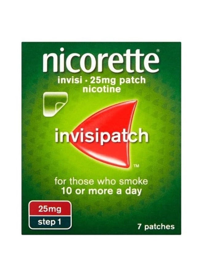 NICORETTE INVISIPATCH 25MG 7PATCHES - Image 1